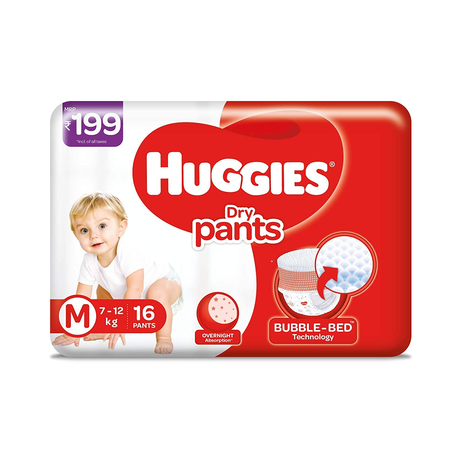 Huggies Dry Pants M 7-12kg 16 Pants